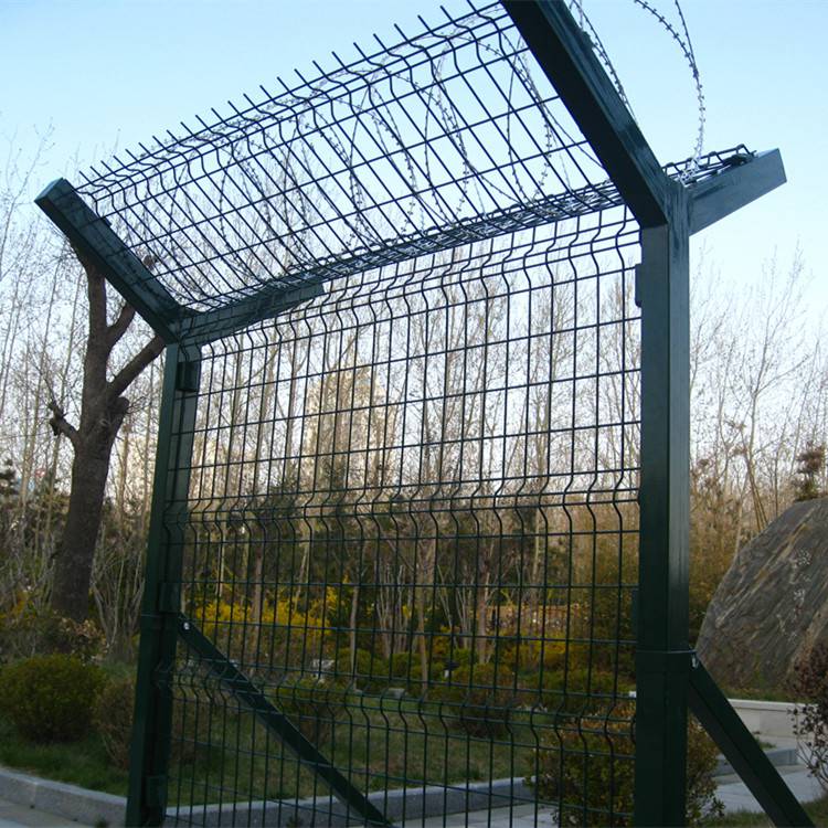 機場護欄V型支架立柱加強型焊接片網